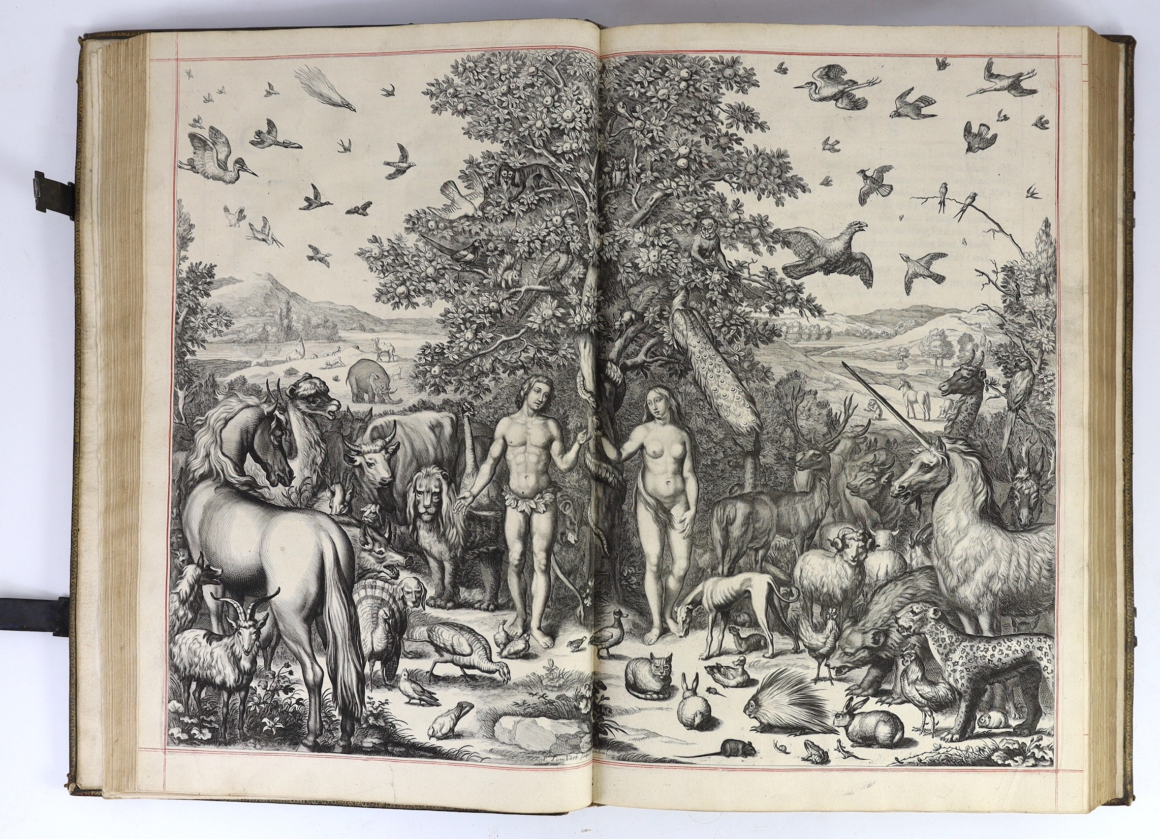 [John Field's 1660 Restoration Prayer Book] The Book of Common Prayer, and Administration of the Sacraments ... With the Psalter, or Psalmes of David. engraved frontis (royal arms, by Hollar), title (with engraved device